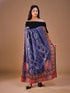 Women's Kalamkari Printed Aari Outlined Wool Shawl